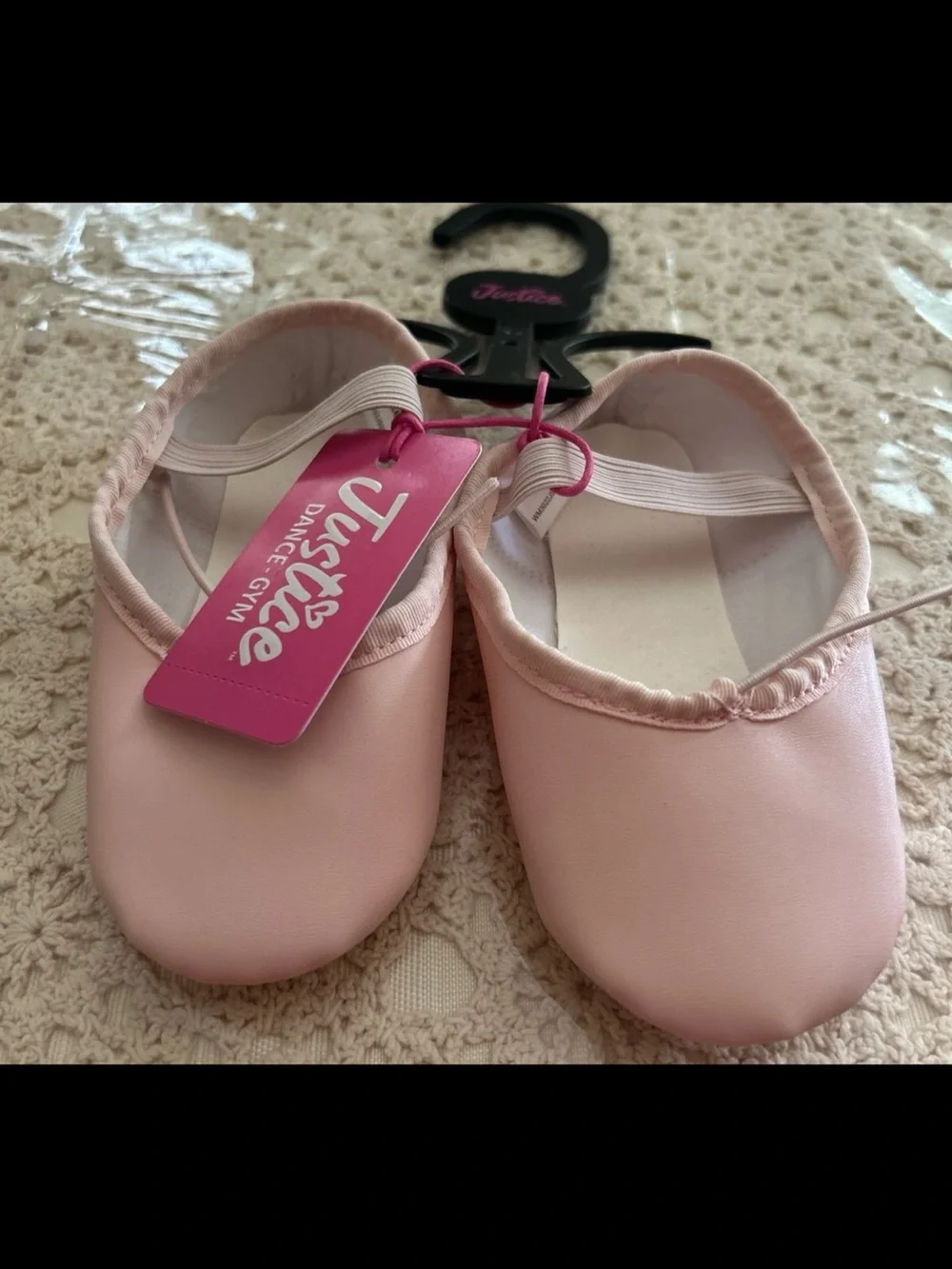 Justice Pink Ballet Slippers for Kids
